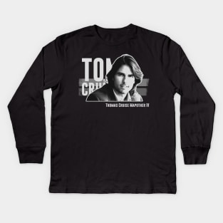 tom cruise cool man best actors Kids Long Sleeve T-Shirt